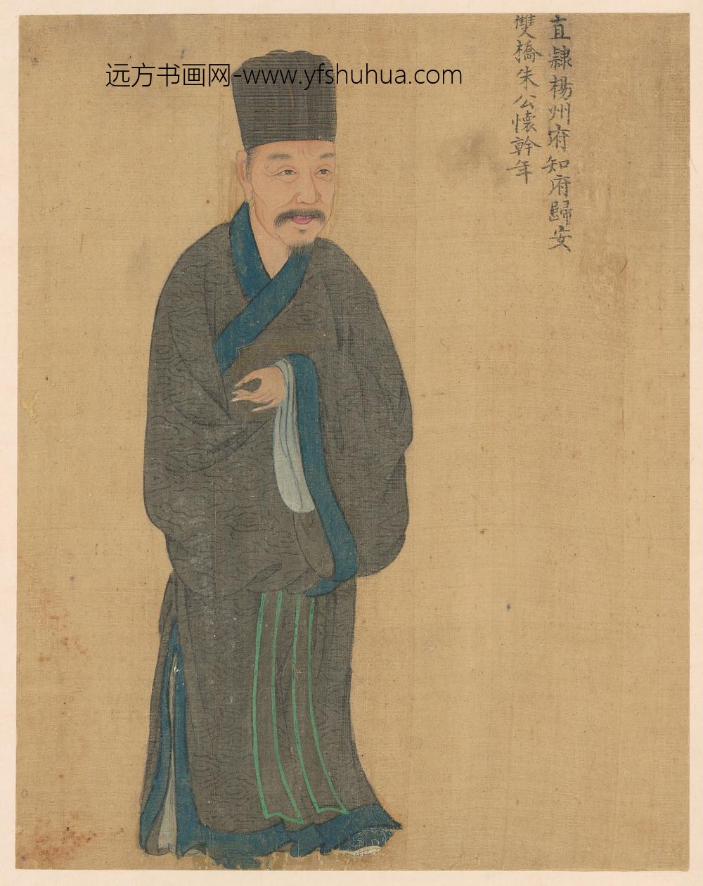 朱怀干_岘山逸老图