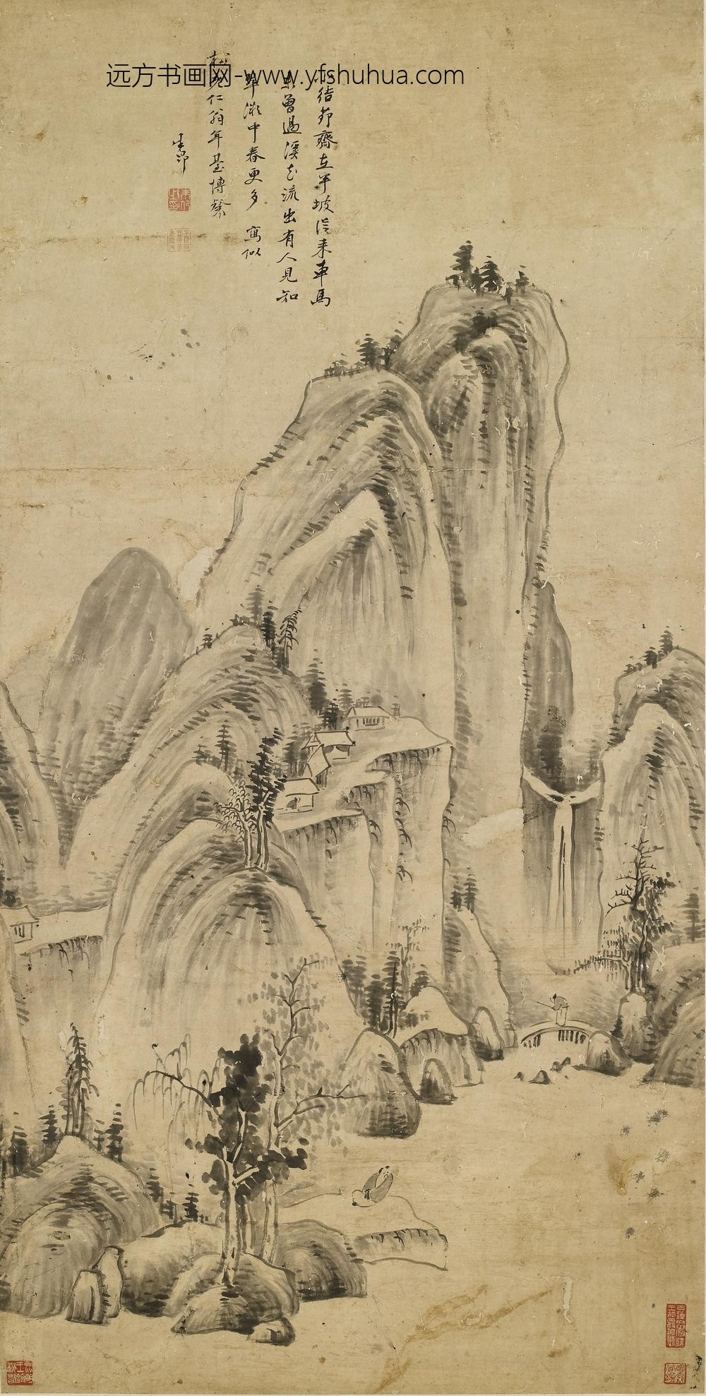 朱昂_山水立轴