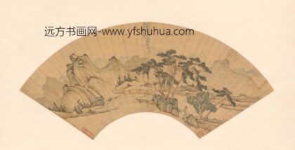 朱朗 山水扇面.jpg