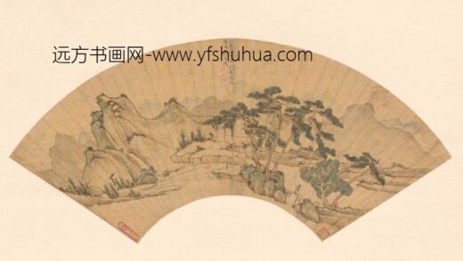 朱朗 山水扇面.jpg