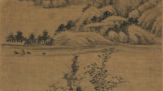 李流芳 仿倪瓒秋林亭子立轴.jpg