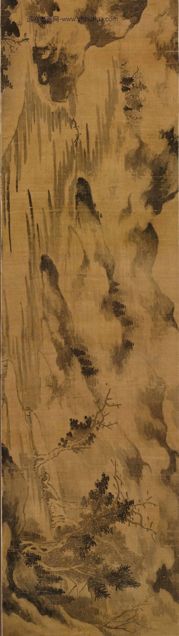 李渔_烟光云景卷_