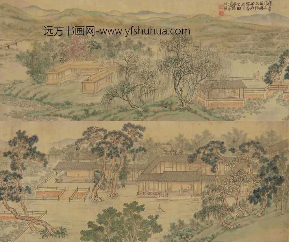 查继佐_积翠图卷