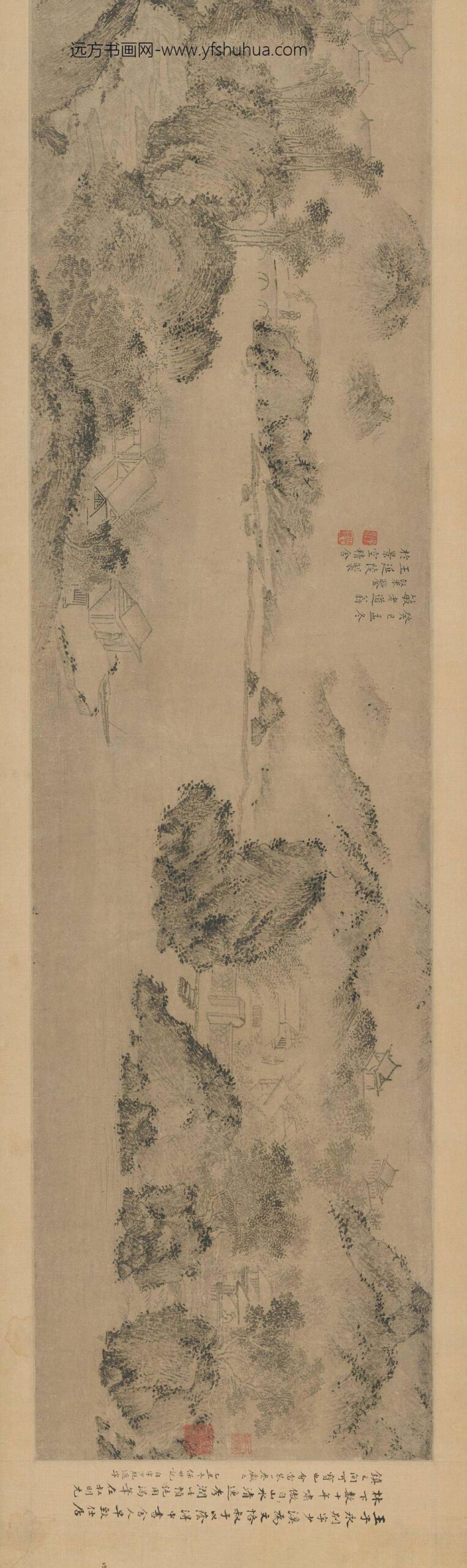 王延陵_山水卷_