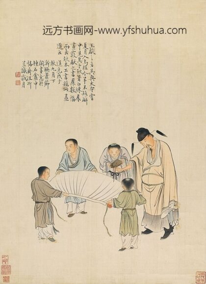 王献之 书裙图 清代版本.jpg