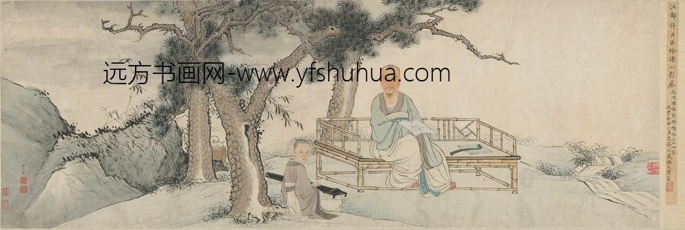 禹之鼎_江都许力臣给谏小影卷_