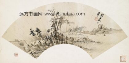 米汉雯 溪山亭子扇面.jpg