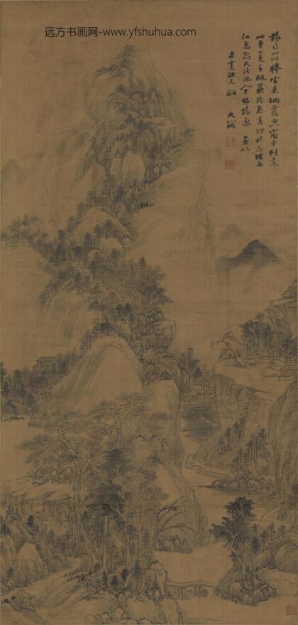 阮大铖 山川胜景轴.jpg
