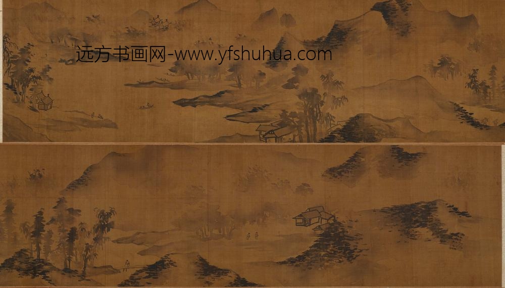 陈淳_仿米父子溪山烟雨图(传)_