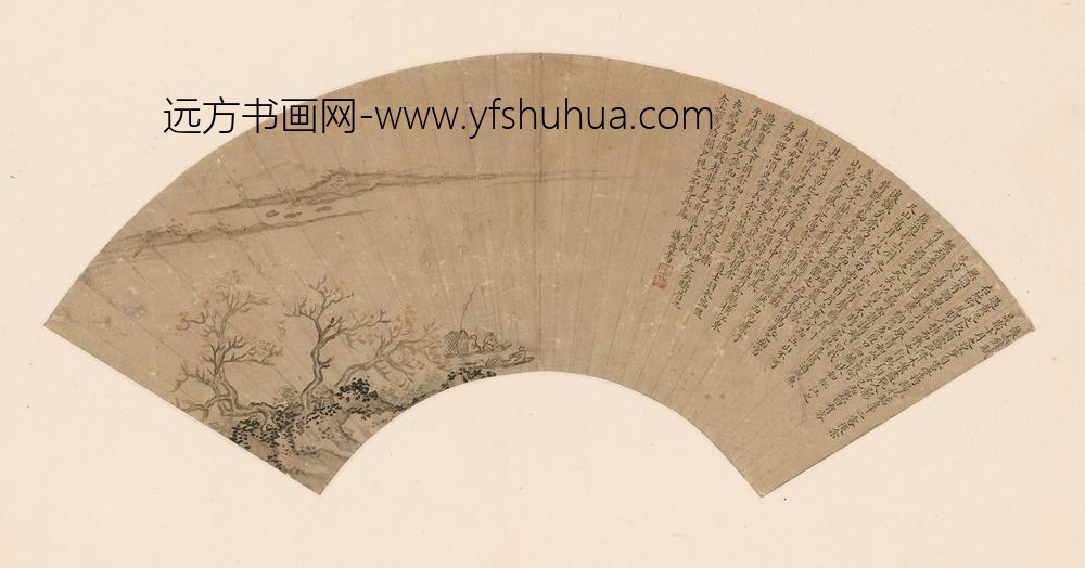 陈讲_后赤壁赋扇面