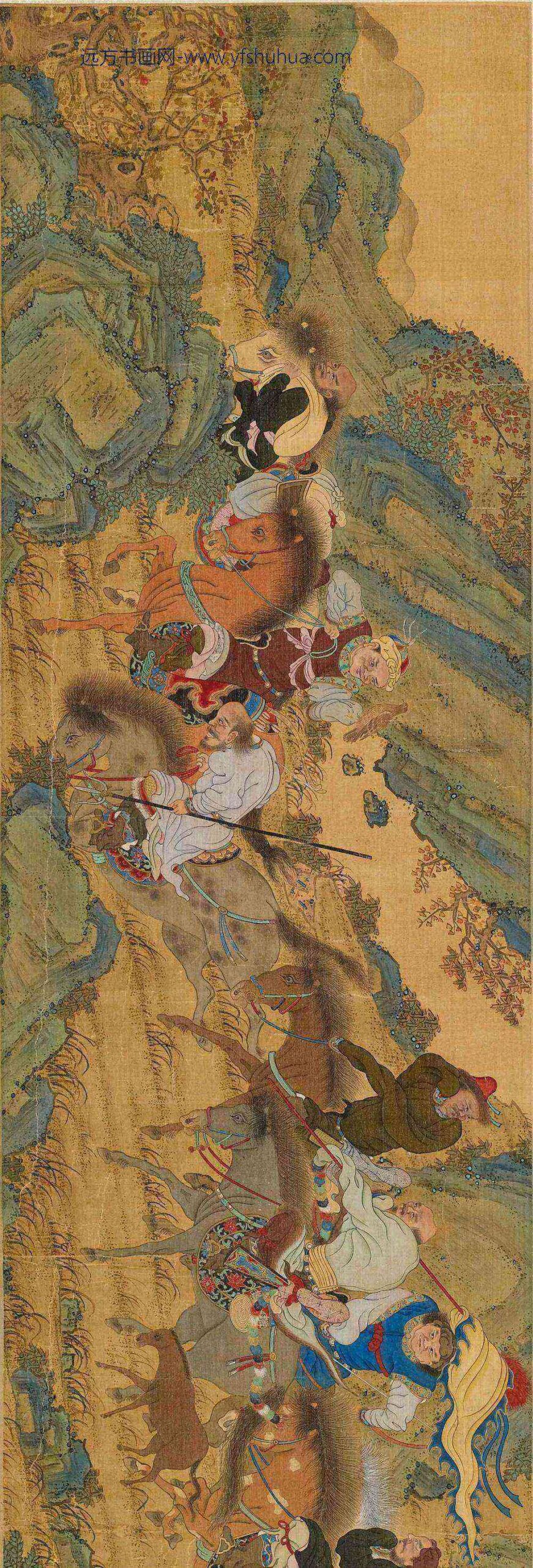 顾融_文姬归汉图卷_
