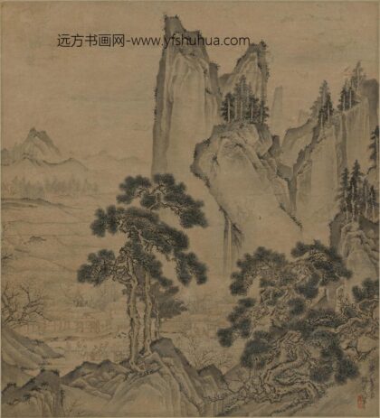 颠道人 仿唐六如画意.jpg