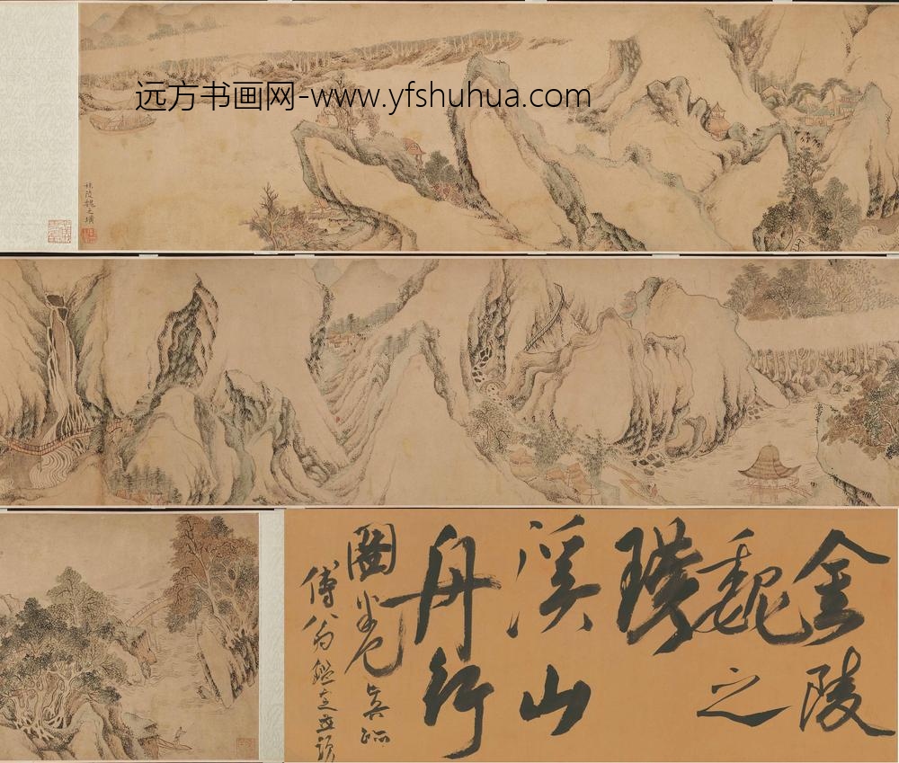 魏之璜_溪山舟行图卷