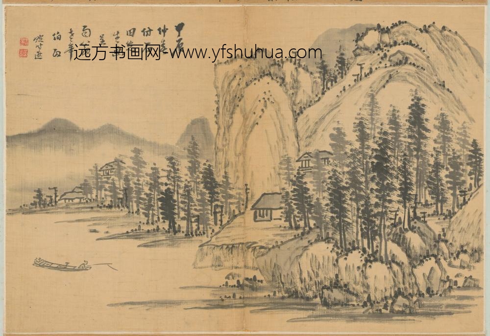 鲍时逖_仿沈周山水