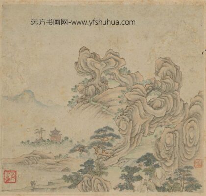 黄宗炎 山水斗方三帧 1.jpg