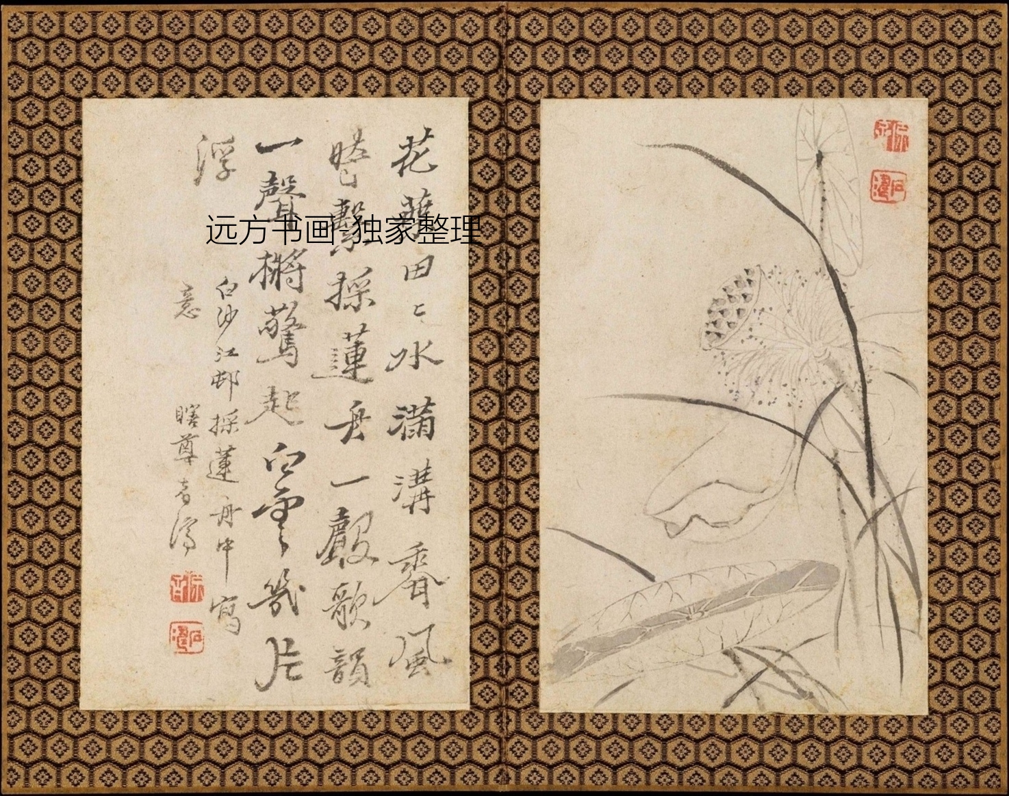 清朝代【石涛】《苦瓜和尚书画册（13开）》TIF高清大图中国画古画素材下载