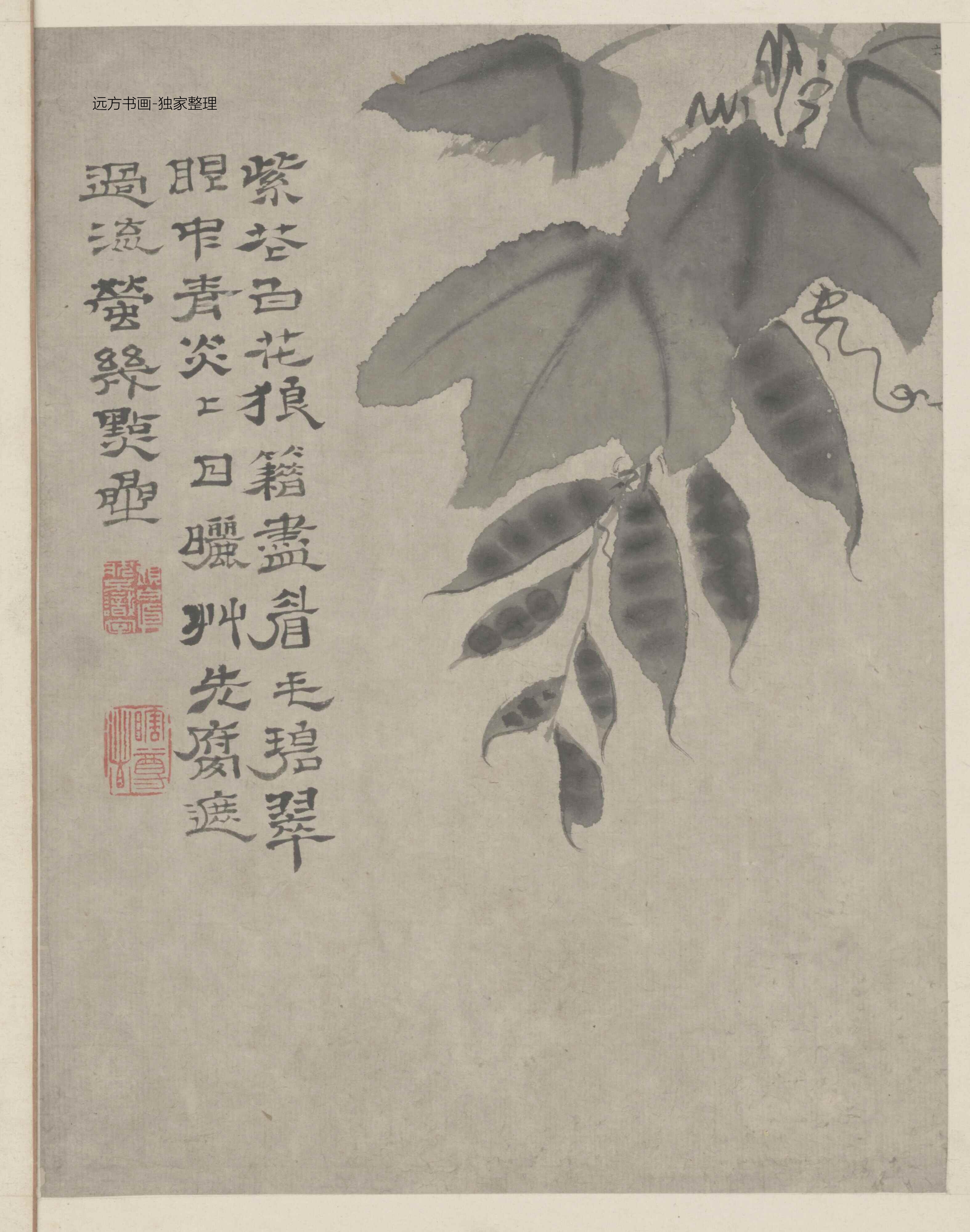 清朝代【石涛】《墨醉杂画图册12开》TIF高清大图中国画古画素材下载