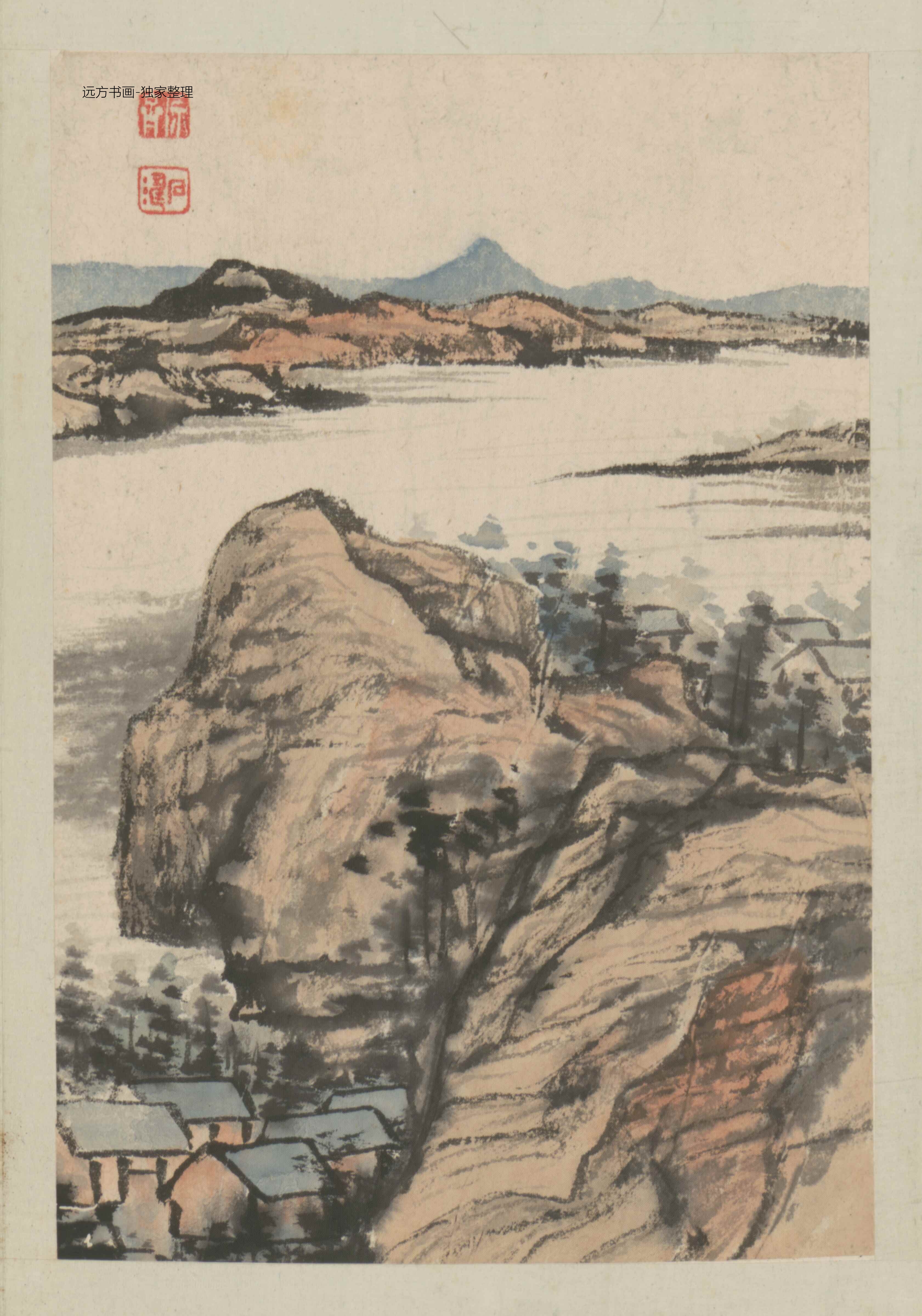 清朝代【石涛】《山水图册-1（10开）》TIF高清大图中国画古画素材下载