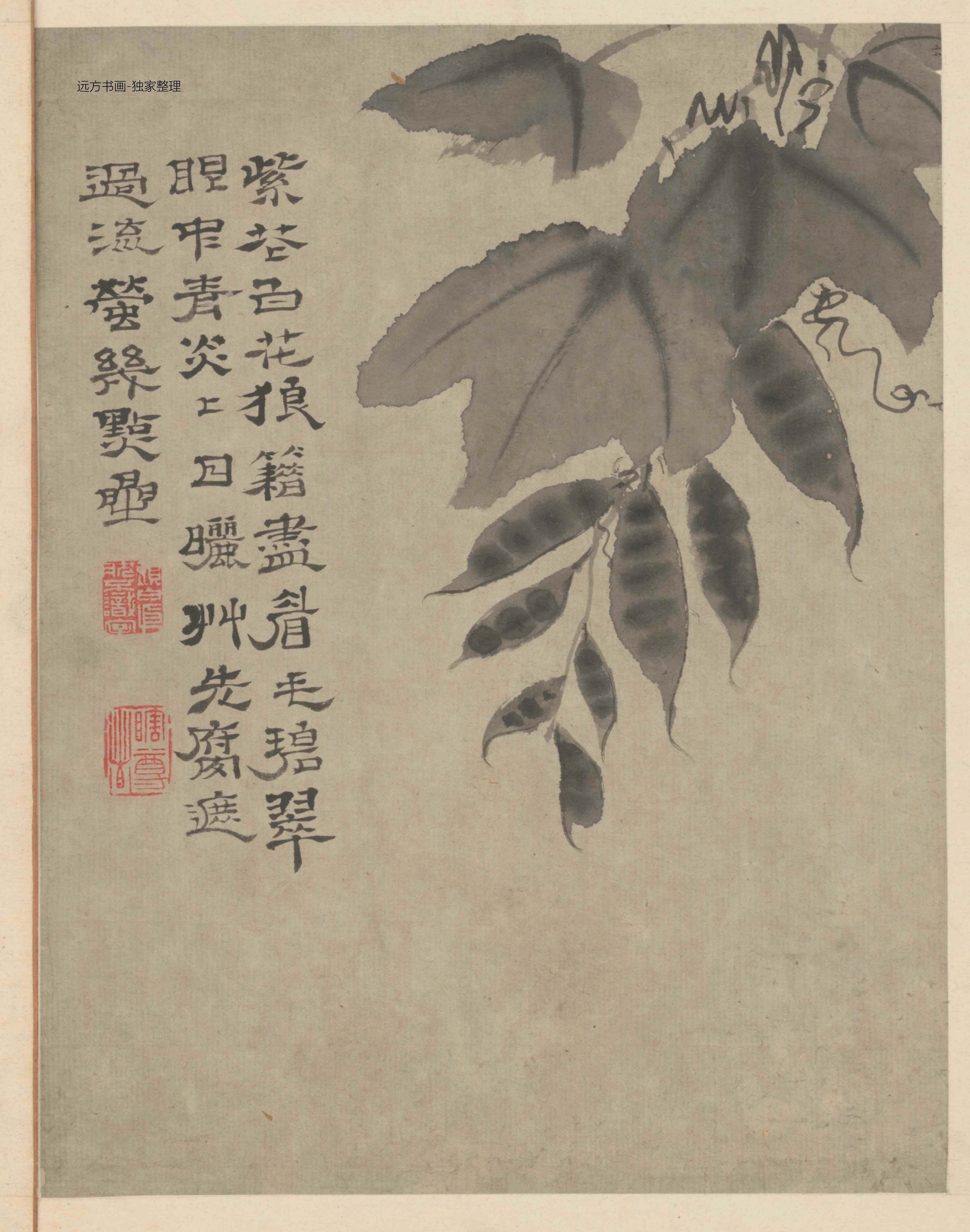 清朝代【石涛】《杂画图册（8开）》TIF高清大图中国画古画素材下载