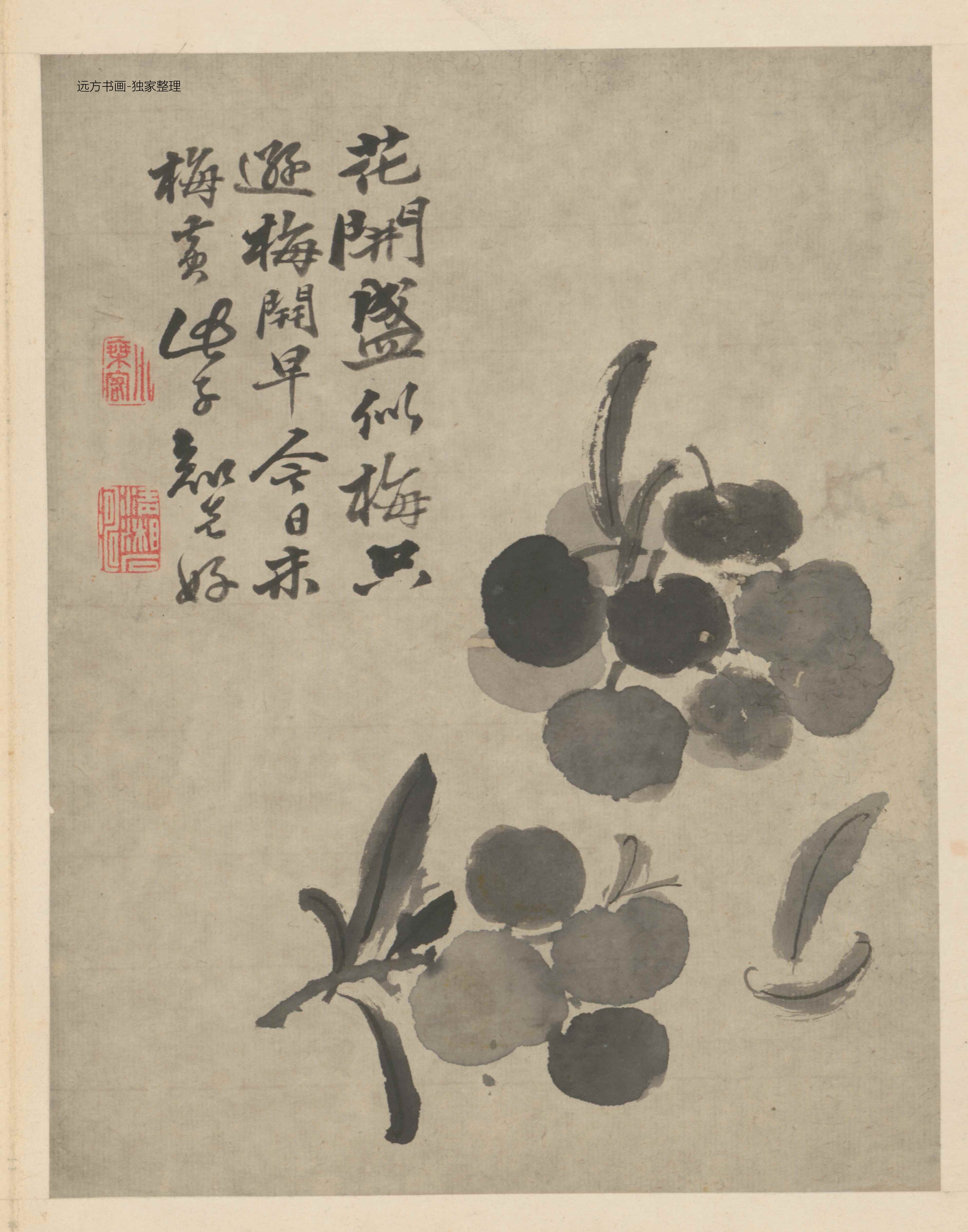 清朝代【石涛】《杂画图册（8开）》TIF高清大图中国画古画素材下载
